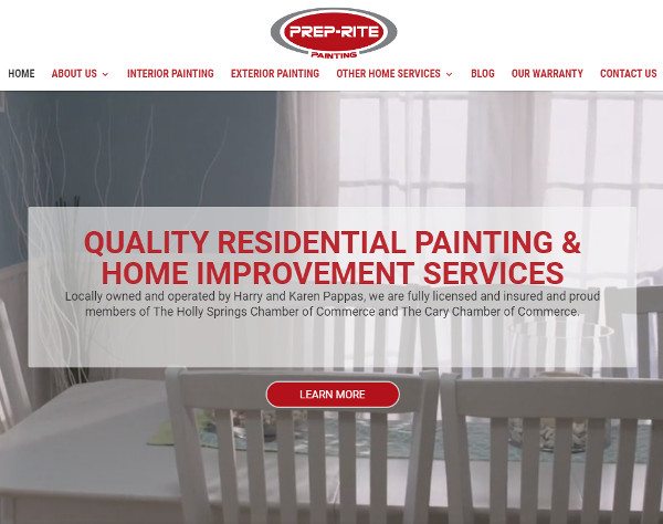 Our New Website is Live! | Prep-Rite Painting
