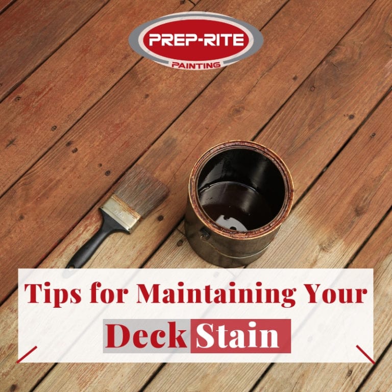 Tips for Maintaining Your Deck Stain PrepRite Painting